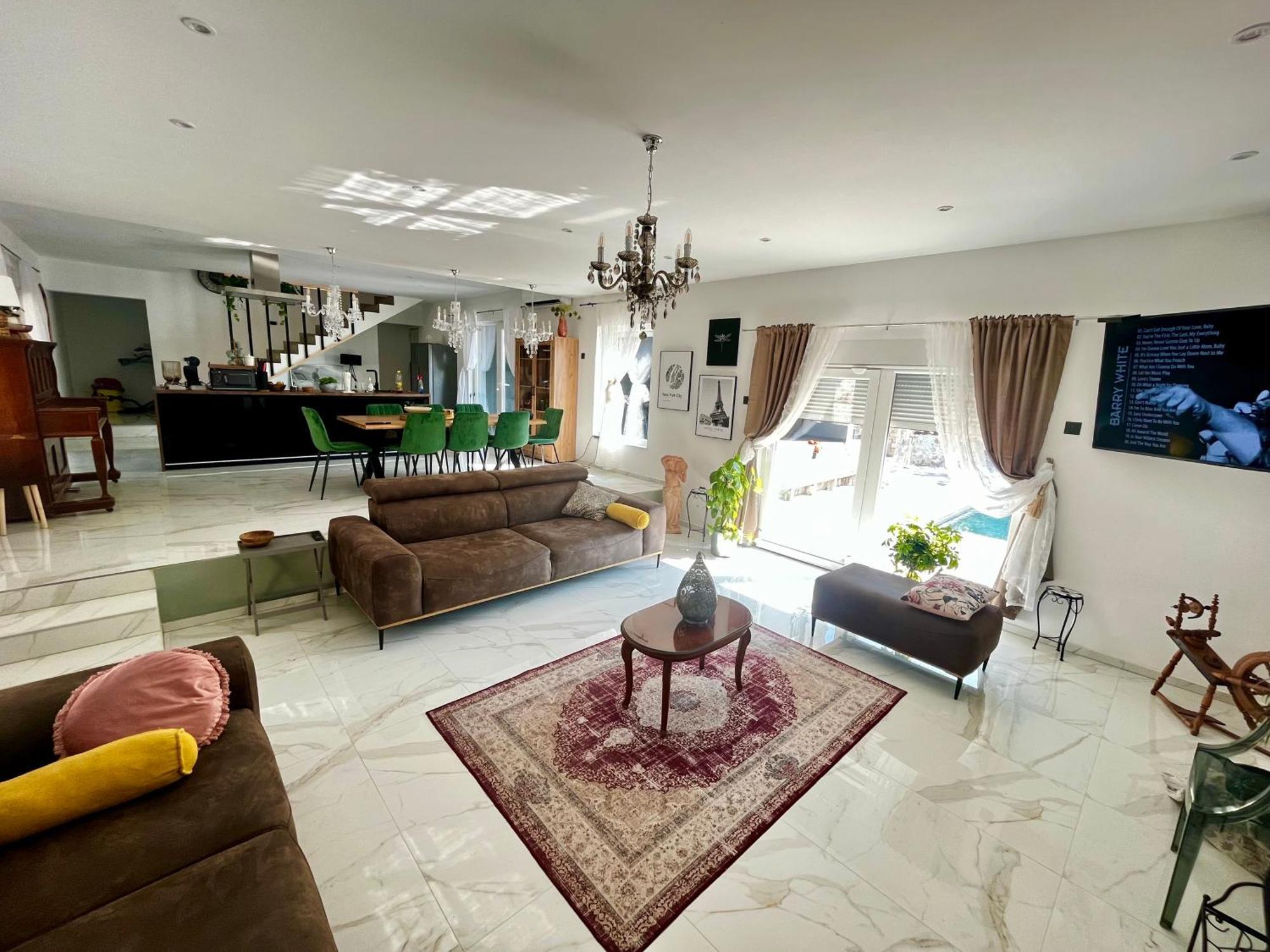 Luxury Villa Andrea Vrzika In Forest Near The Sea Zagvozd Екстер'єр фото