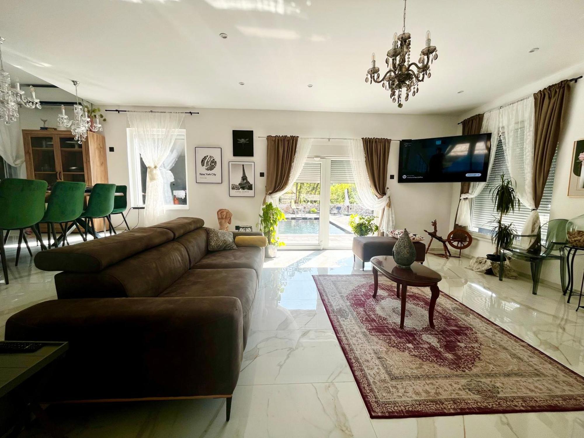 Luxury Villa Andrea Vrzika In Forest Near The Sea Zagvozd Екстер'єр фото
