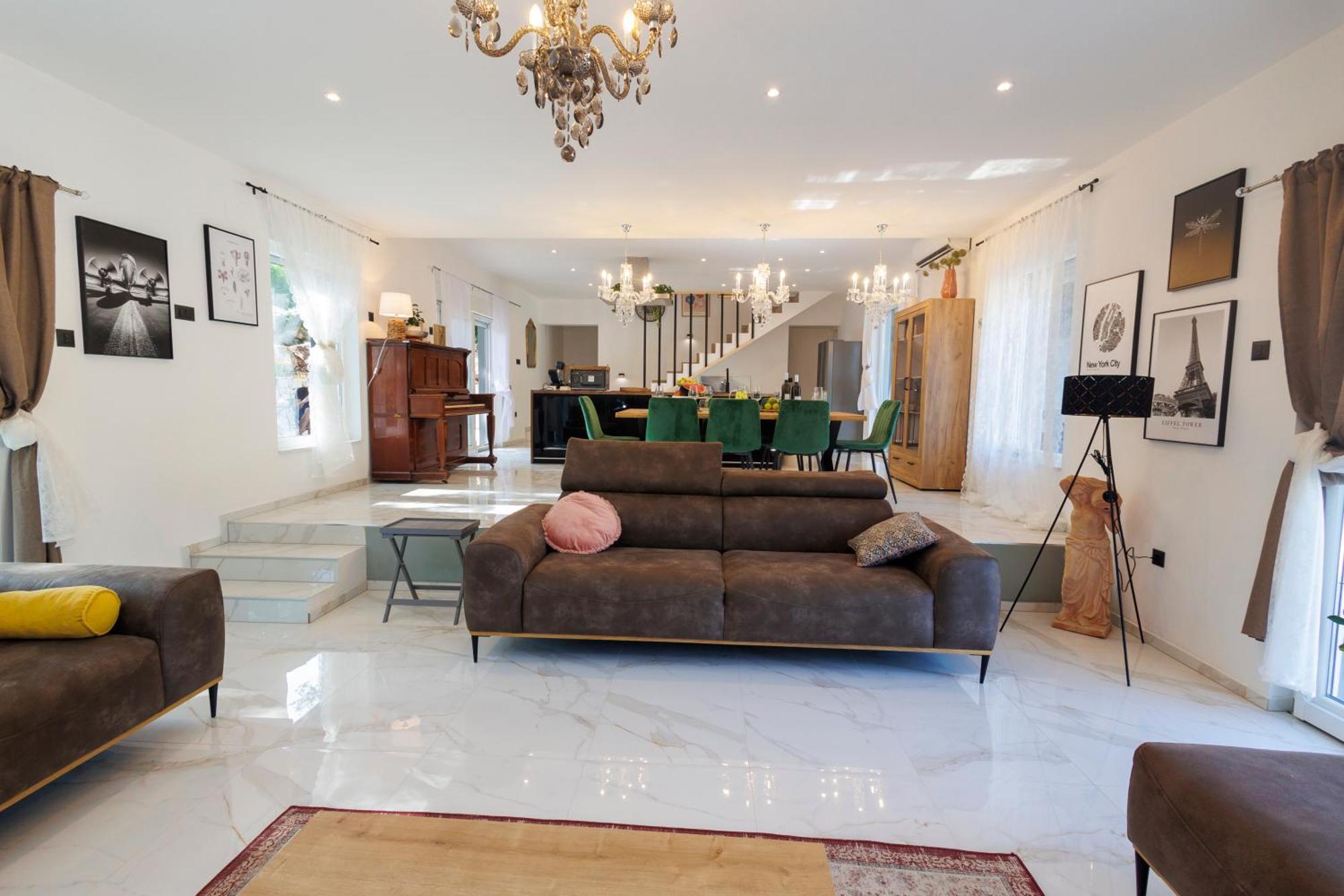 Luxury Villa Andrea Vrzika In Forest Near The Sea Zagvozd Екстер'єр фото