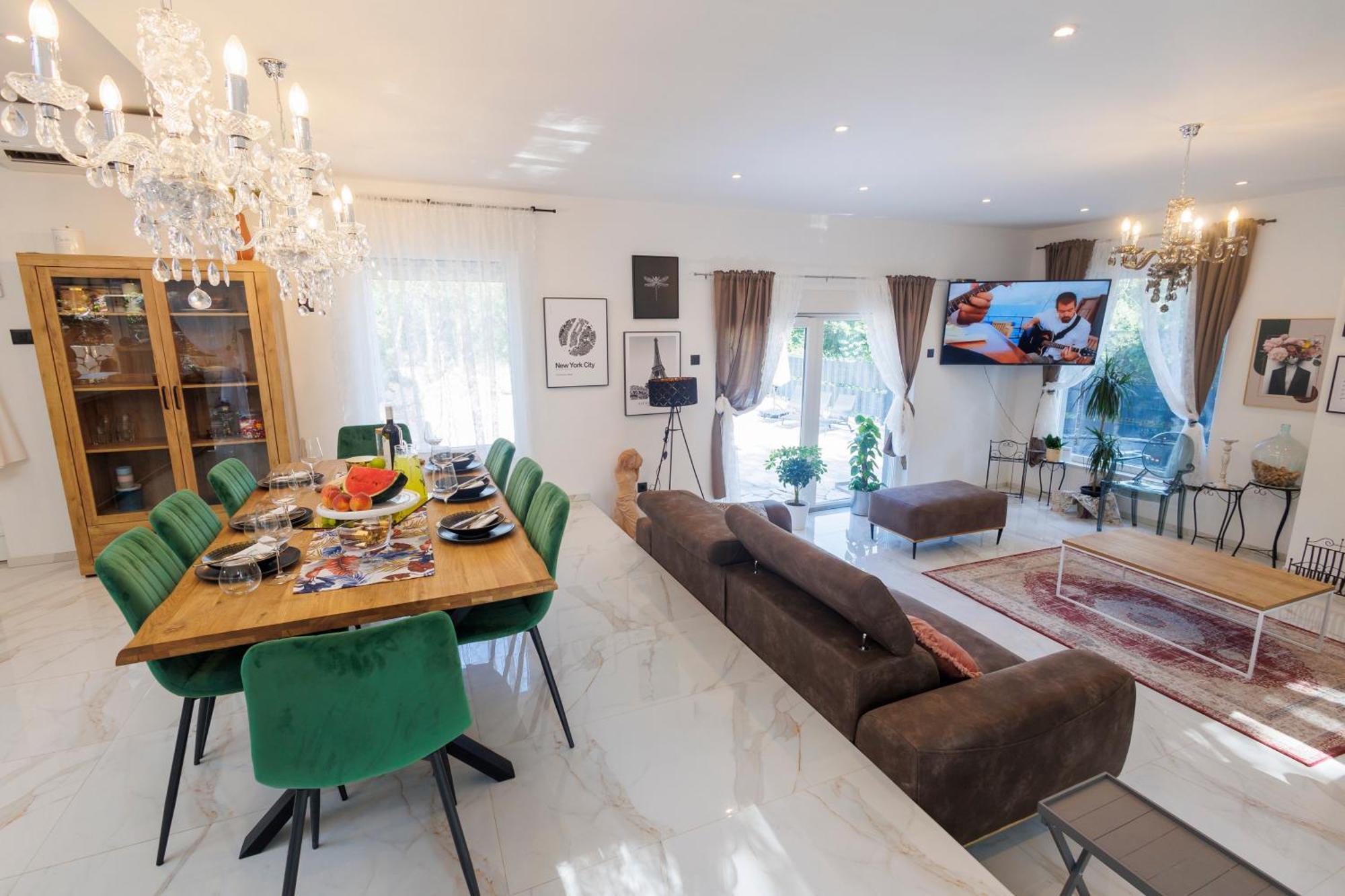 Luxury Villa Andrea Vrzika In Forest Near The Sea Zagvozd Екстер'єр фото