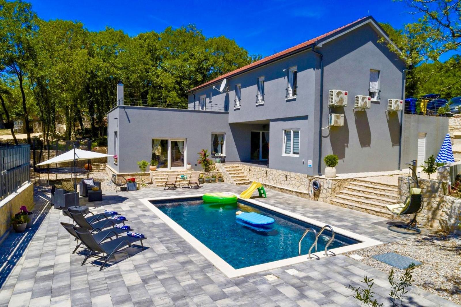 Luxury Villa Andrea Vrzika In Forest Near The Sea Zagvozd Екстер'єр фото