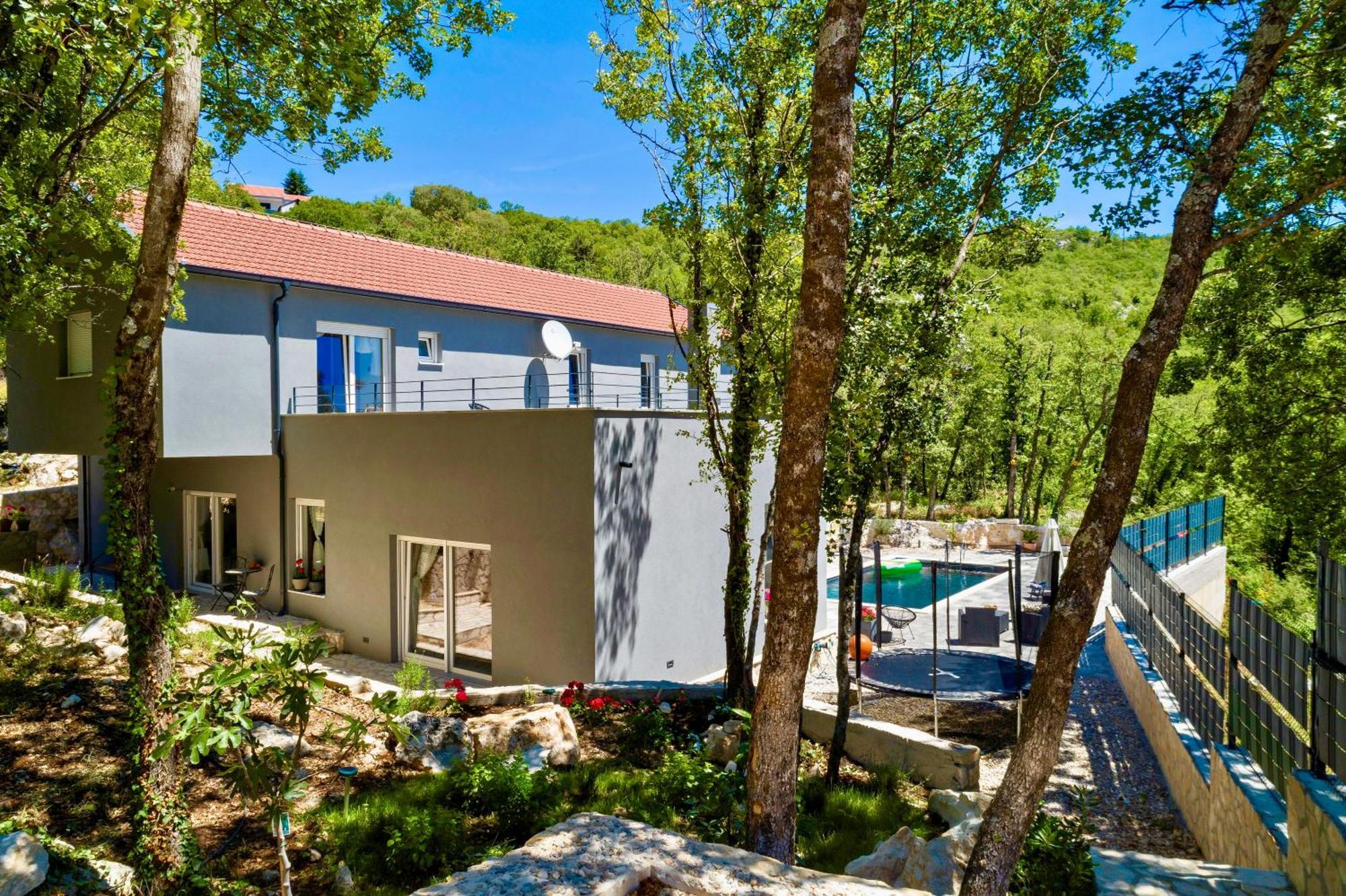 Luxury Villa Andrea Vrzika In Forest Near The Sea Zagvozd Екстер'єр фото